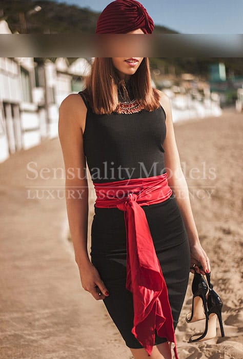 Venus with low dress